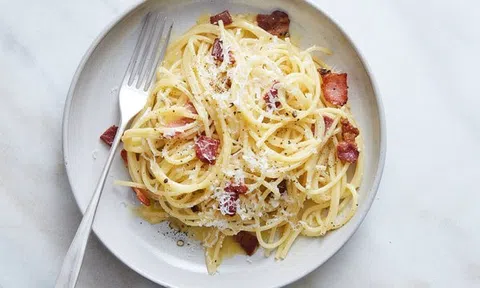 Lạ miệng với Spaghetti Carbonara - Ẩm thực nổi tiếng nước Ý