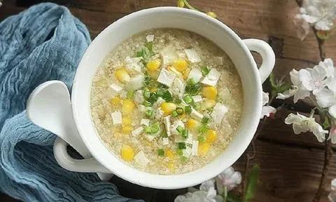 Bữa sáng giàu dinh dưỡng với súp đậu phụ nhanh gọn, đơn giản