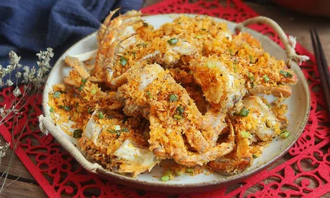 Bật mí cách làm món cua chiên giòn hấp dẫn khó quên