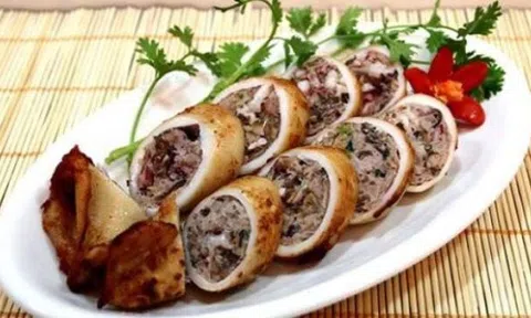 Cách làm mực nhồi thịt chiên giòn, đảm bảo ăn là mê tức thì