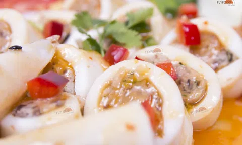 Khéo tay làm mực ống nhồi thịt ngon khó cưỡng