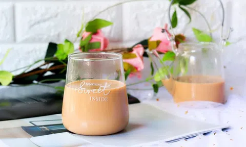 Có món trà sữa ngon lại giúp phòng cảm cúm, nhà tôi ngày nào cũng uống