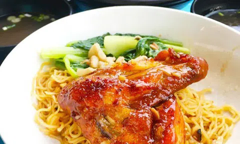 Cách làm mì gà quay bằng nồi chiên không dầu dai ngon, đậm vị