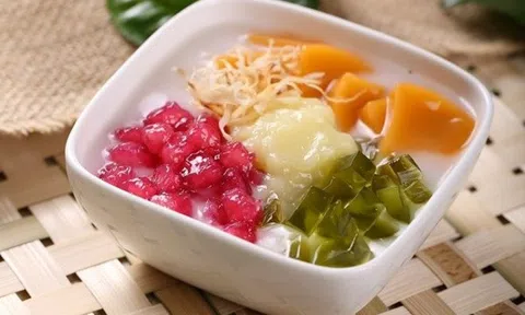 Công thức nấu chè sương sa hạt lựu giải khát ngày hè