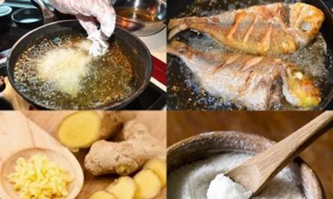 5 mẹo chiên cá giòn tan, không bắn dầu, không dính chảo