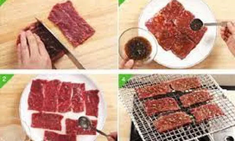 Mẹo ướp bò nướng chuẩn vị như đầu bếp
