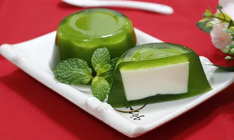 Cách làm thạch sâm dứa phô mai