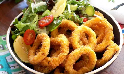 Cách làm mực chiên xù thơm ngon, giòn dai tại nhà