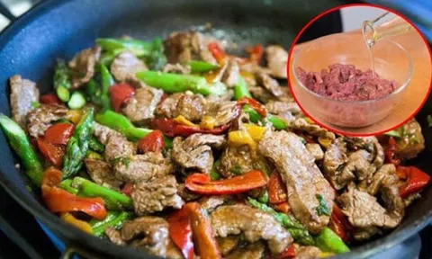 Mẹo xào thịt bò chín mềm, không bị dai