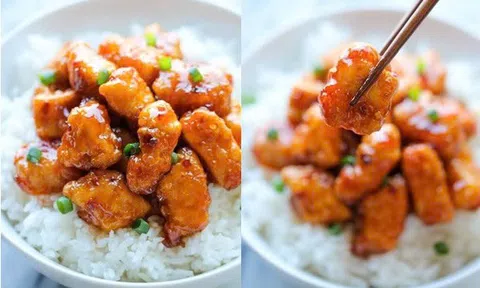 Khéo tay làm thịt gà sốt chua cay thơm ngon độc đáo