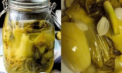 Mẹo muối dưa cải bẹ giòn ngon, để lâu không bị khú