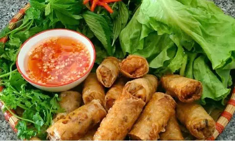 Thanh đạm, khó quên với món nem chay rán