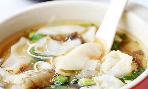 Mỳ vằn thắn chay thơm ngon, hấp dẫn ngày rằm