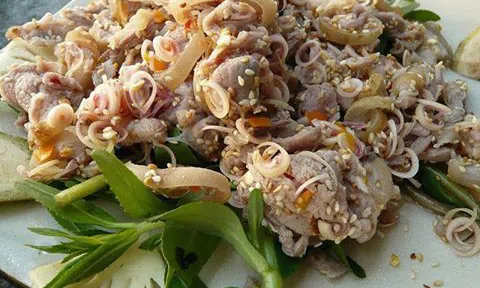 Cách làm món bê tái chanh chấm tương gừng ngon như nhà hàng