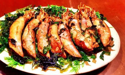 Cách làm món mực trứng chiên lá lốt không tanh, thơm ngon bổ dưỡng