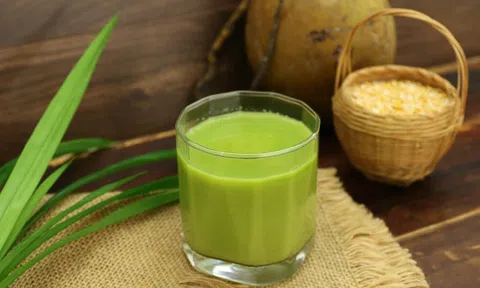 Cách làm sữa đậu xanh lá dứa béo ngậy, mát lạnh ngày hè