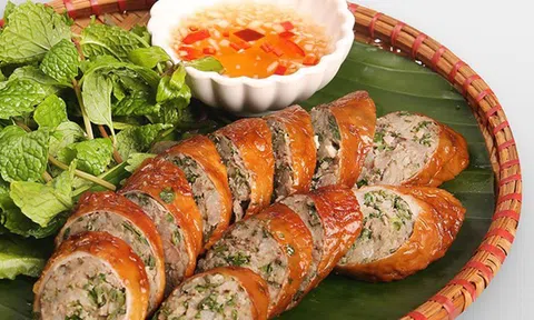 Cách làm dồi sụn heo nướng đậu phộng thơm ngon hết ý