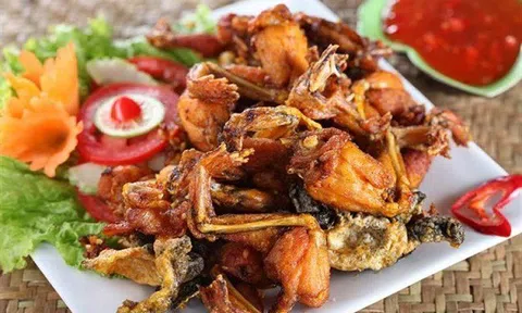 Đổi vị ngày giao mùa với món ếch chiên nước mắm đậm đà