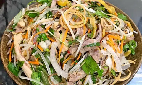 Gà nộm xé phay, món ngon dễ làm, ăn không biết chán