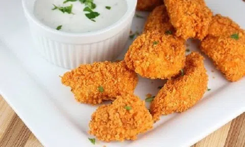 Bánh gà chiên xù giòn rụm, thơm ngon cho ngày se lạnh