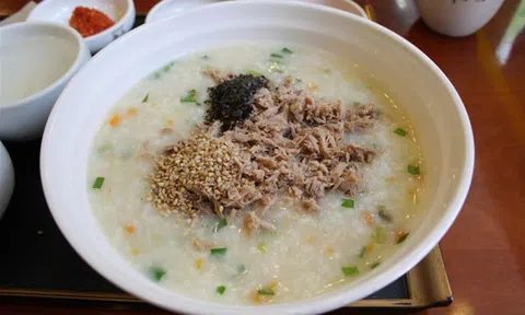 Cách nấu cháo thịt bò bằm, nước xương heo ngon chuẩn vị