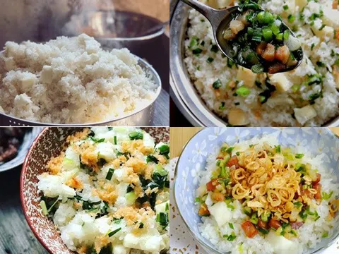 Bí quyết nấu xôi sắn mỡ hành thơm bùi cho bữa sáng ngày Đông