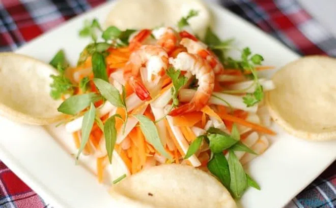 Bữa cơm bổ dưỡng với những món ngon chế biến từ cây sen